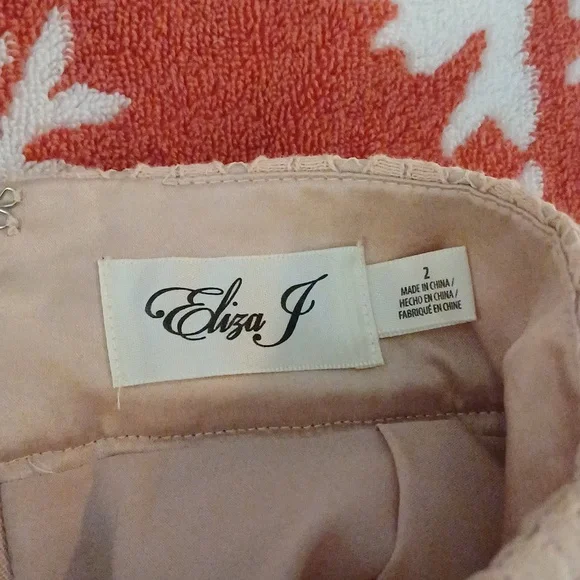 🔥🔥Eliza J blush Easter teared pleated lace skirt pockets 2 - Picture 8 of 16